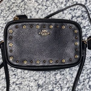 Black coach small crossbody